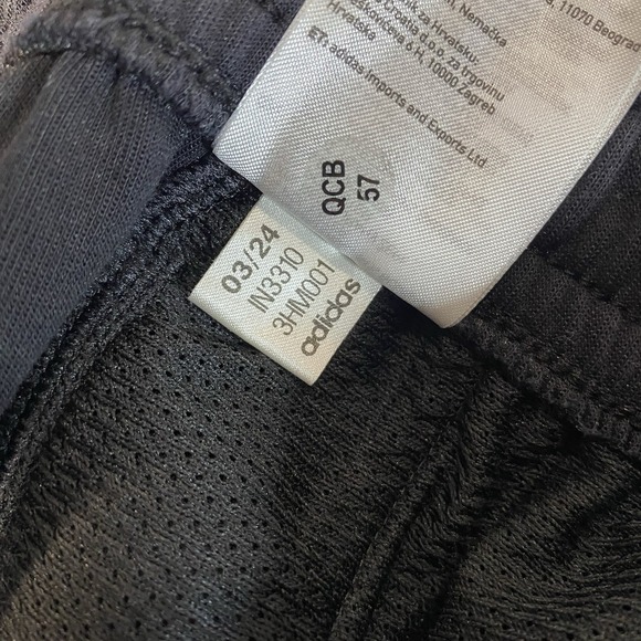 Adidas Future Icons Black Pants Joggers Tapered Fit  Men's Medium - Picture 14 of 14